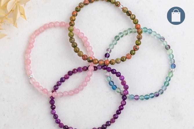 Buy our Intention Bracelet set for fertility and pregnancy healing benefits... we ship throughout the UK and Worldwide