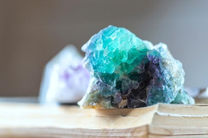 Fluorite Crystal suggested to help pregnancy and fertility