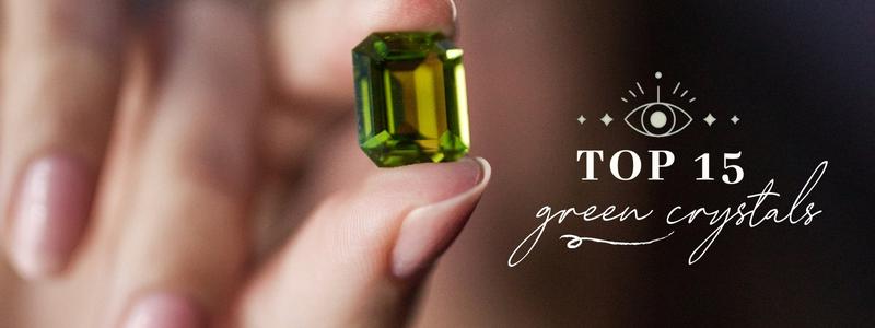 Discover our top 15 green crystals for good fortune, luck and prosperity...