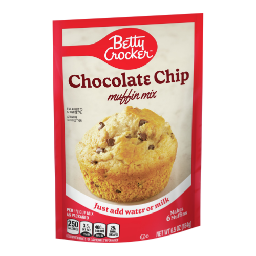 Betty Crocker Chocolate Chip Muffin Mix, 184g. – Puerta del Sol Market