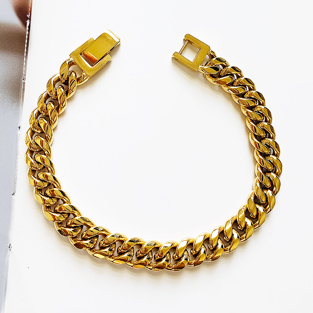 $620 Celine Python And Black Resin Manchette Edge cuff bracelet, See Details
