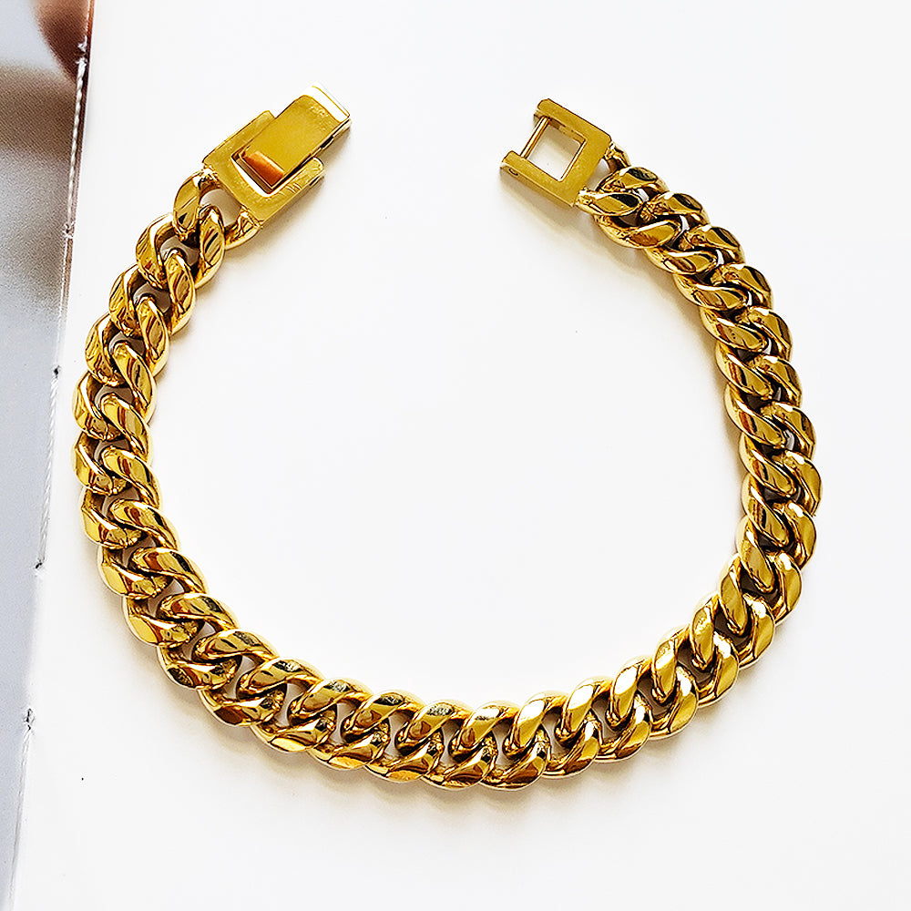 Celine Minimal Manchette Cuff - Brass Cuff, Bracelets - CEL261874