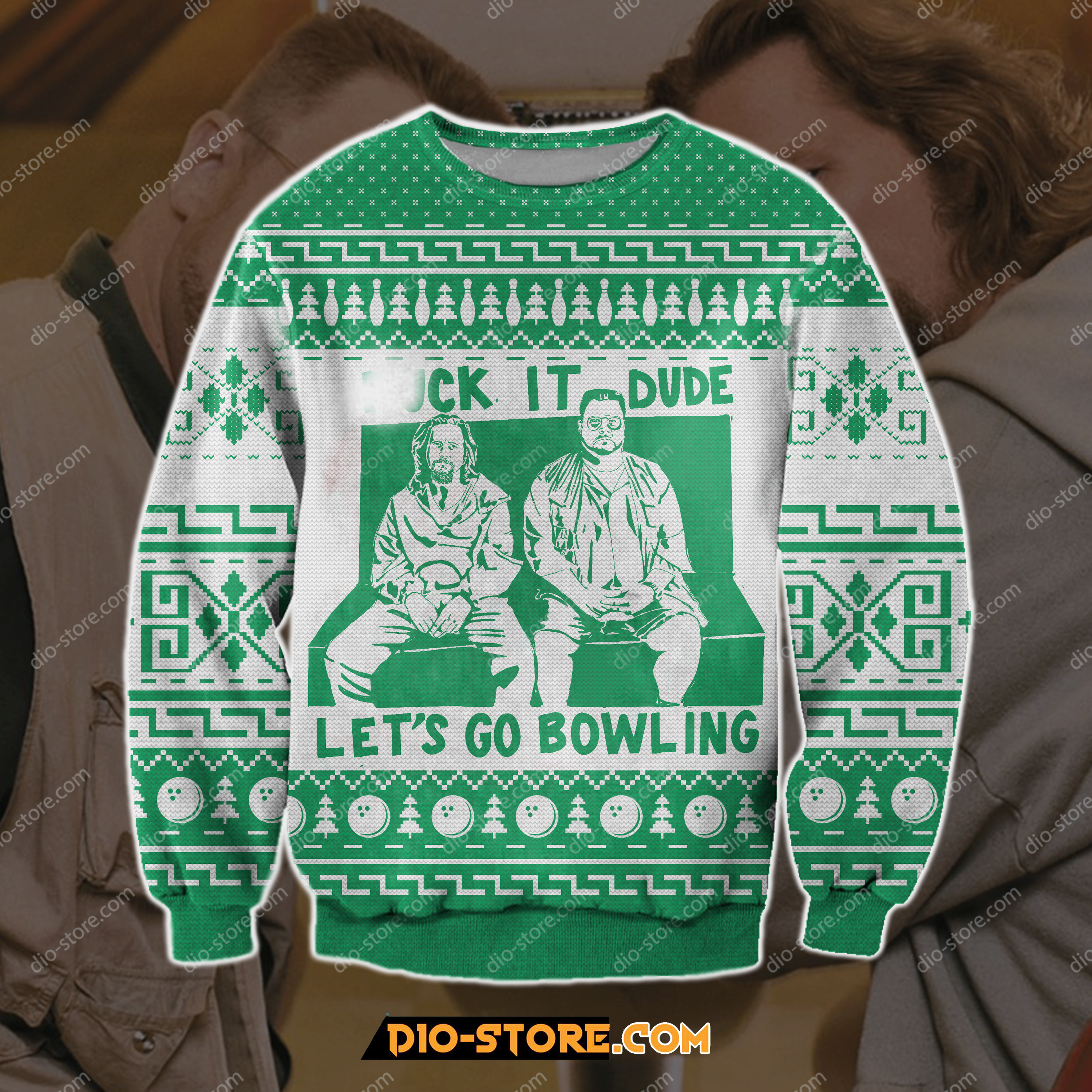 The Big Lebowski 3D Print Ugly Christmas Sweater Hoodie All Over Printed