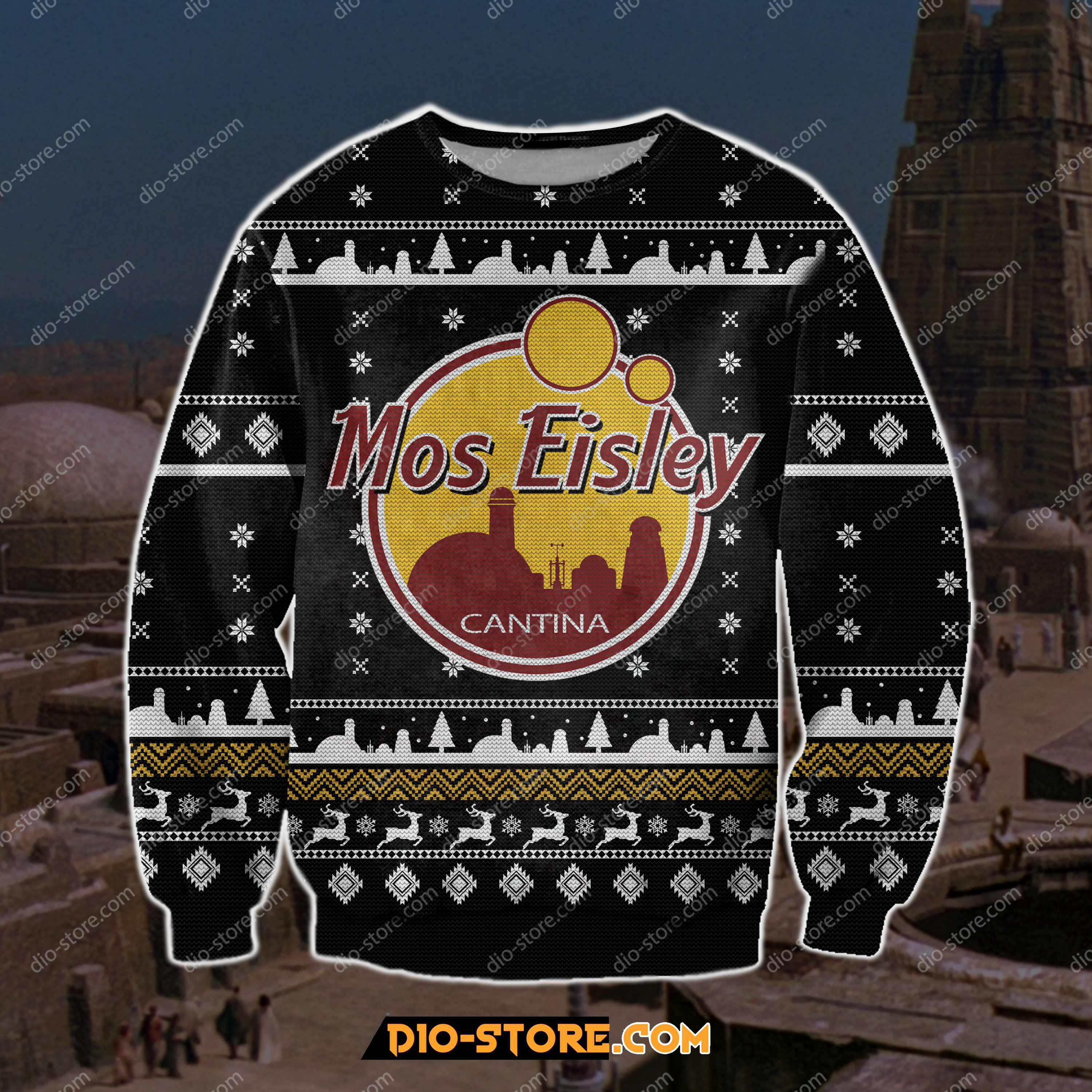 Star Wars Mos Eisley Cantina 3D Print Ugly Christmas Sweater Hoodie All Over Printed