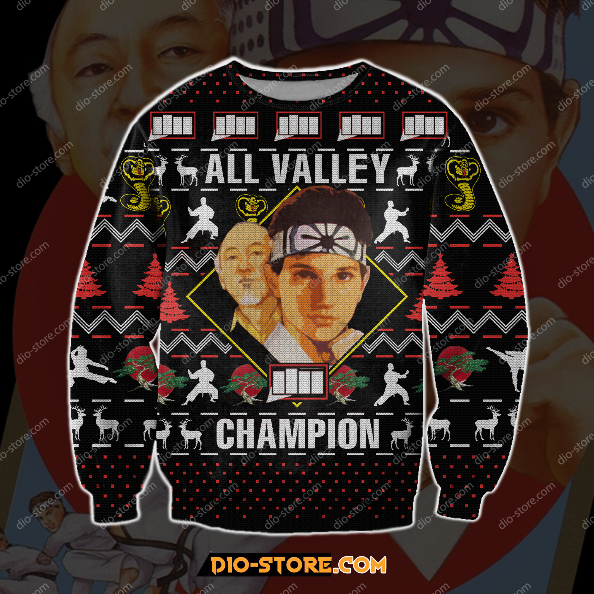 The Karate Kid 3D Print Ugly Christmas Sweatshirt Hoodie All Over Printed