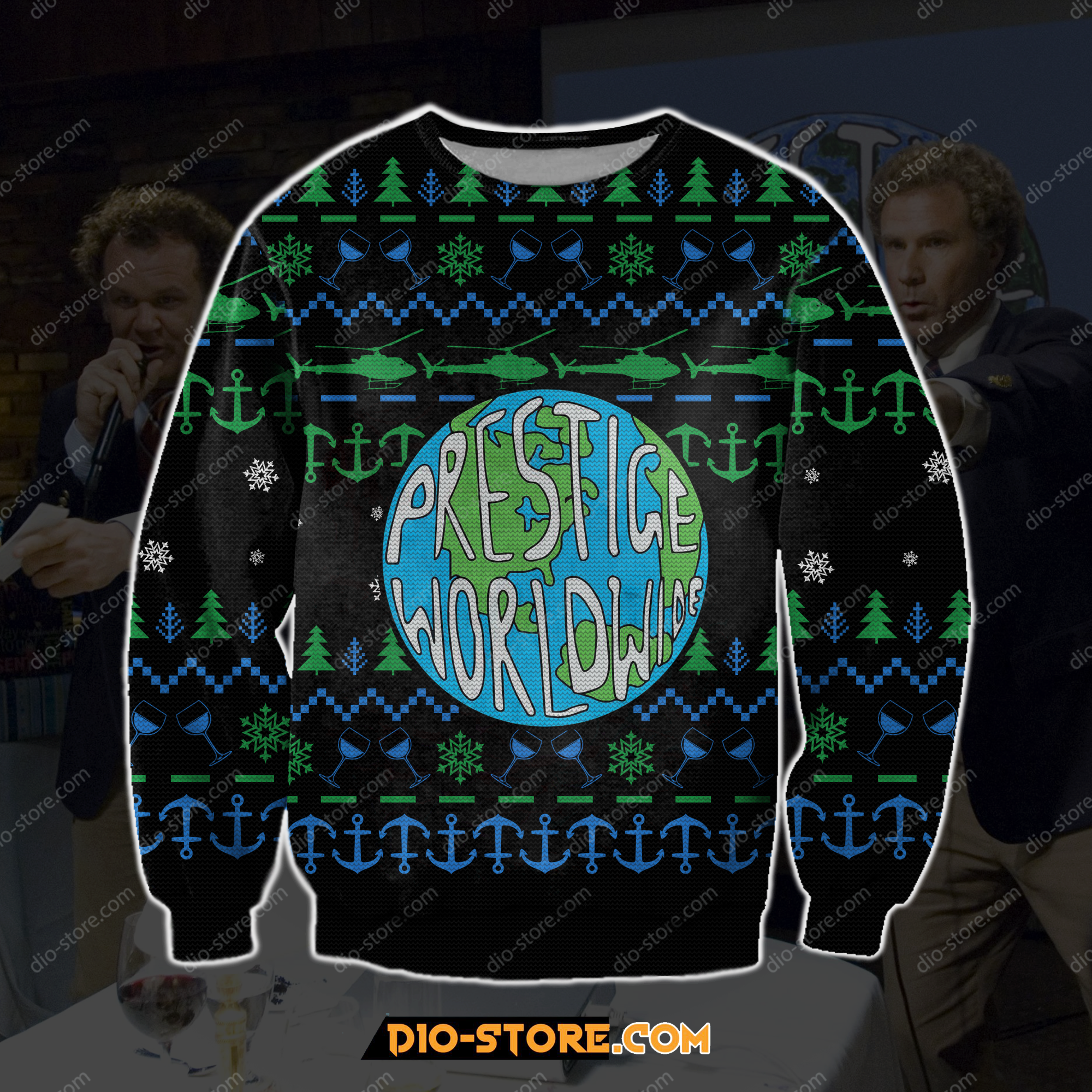 Step Brothers 3D Print Ugly Christmas Sweatshirt Hoodie All Over Printed