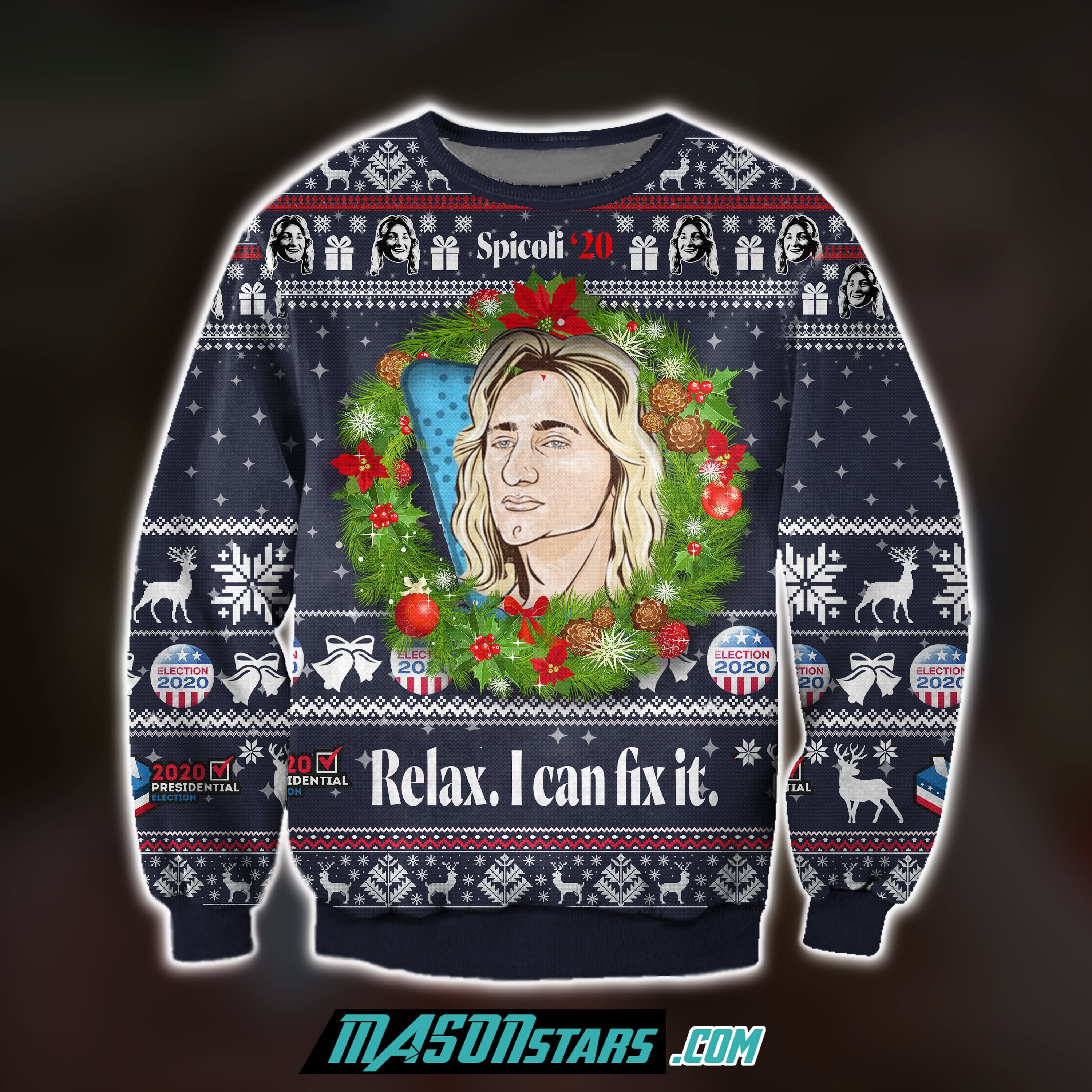 Spicoli 20 Relax I Can Fix It 3D Print Ugly Sweater Hoodie All Over Printed