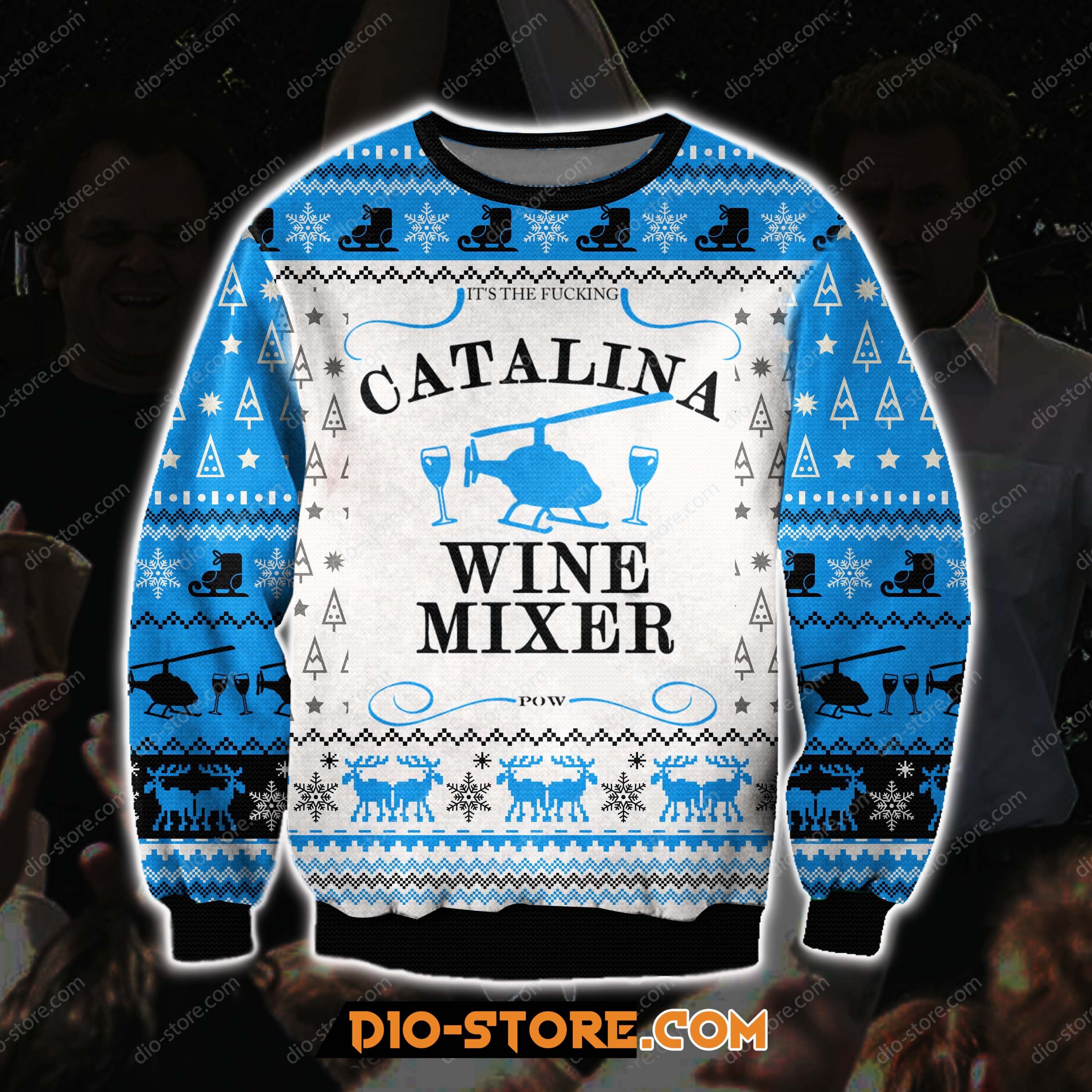 Step Brothers Catalina Wine Mixer 3D All Over Print Ugly Christmas Sweater Hoodie All Over Printed