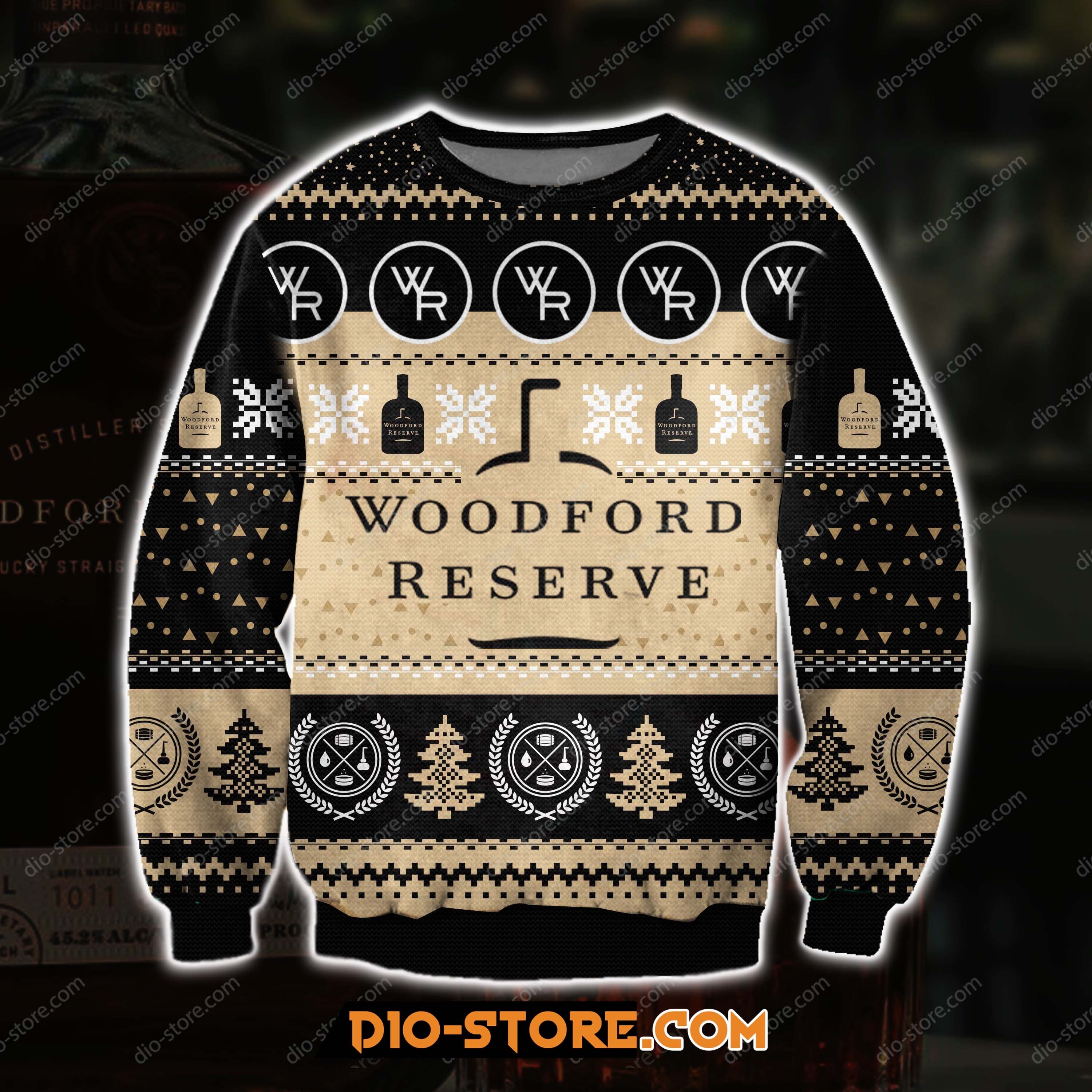 Woodford Reverse Wine 3D All Over Print Ugly Christmas Sweatshirt Hoodie All Over Printed