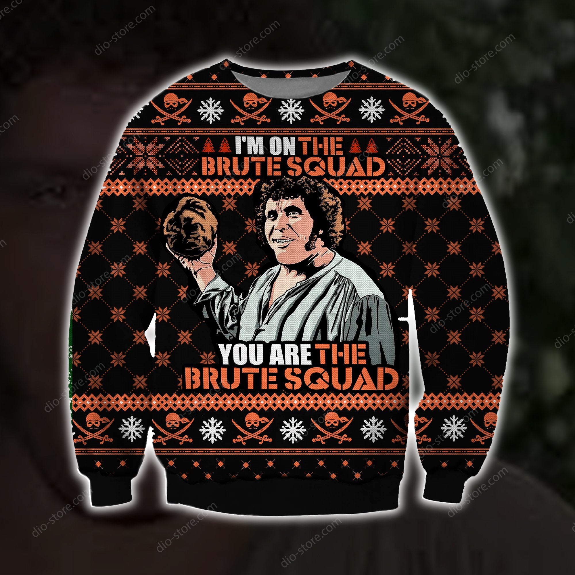 You Are The Brute Squad Knitting Pattern 3D Print Ugly Christmas Sweater Hoodie All Over Printed