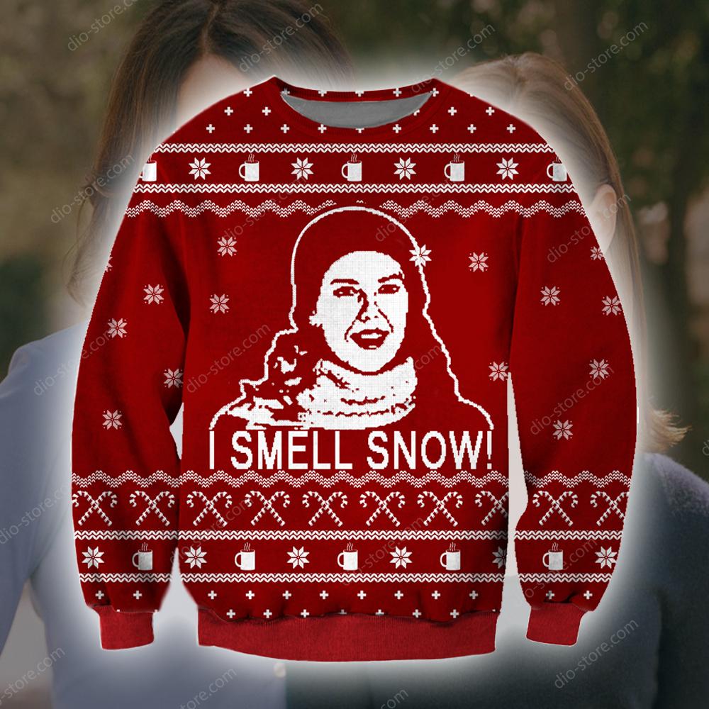 Gilmore Girls Knitting Pattern 3D Print Ugly Christmas Sweater Hoodie All Over Printed