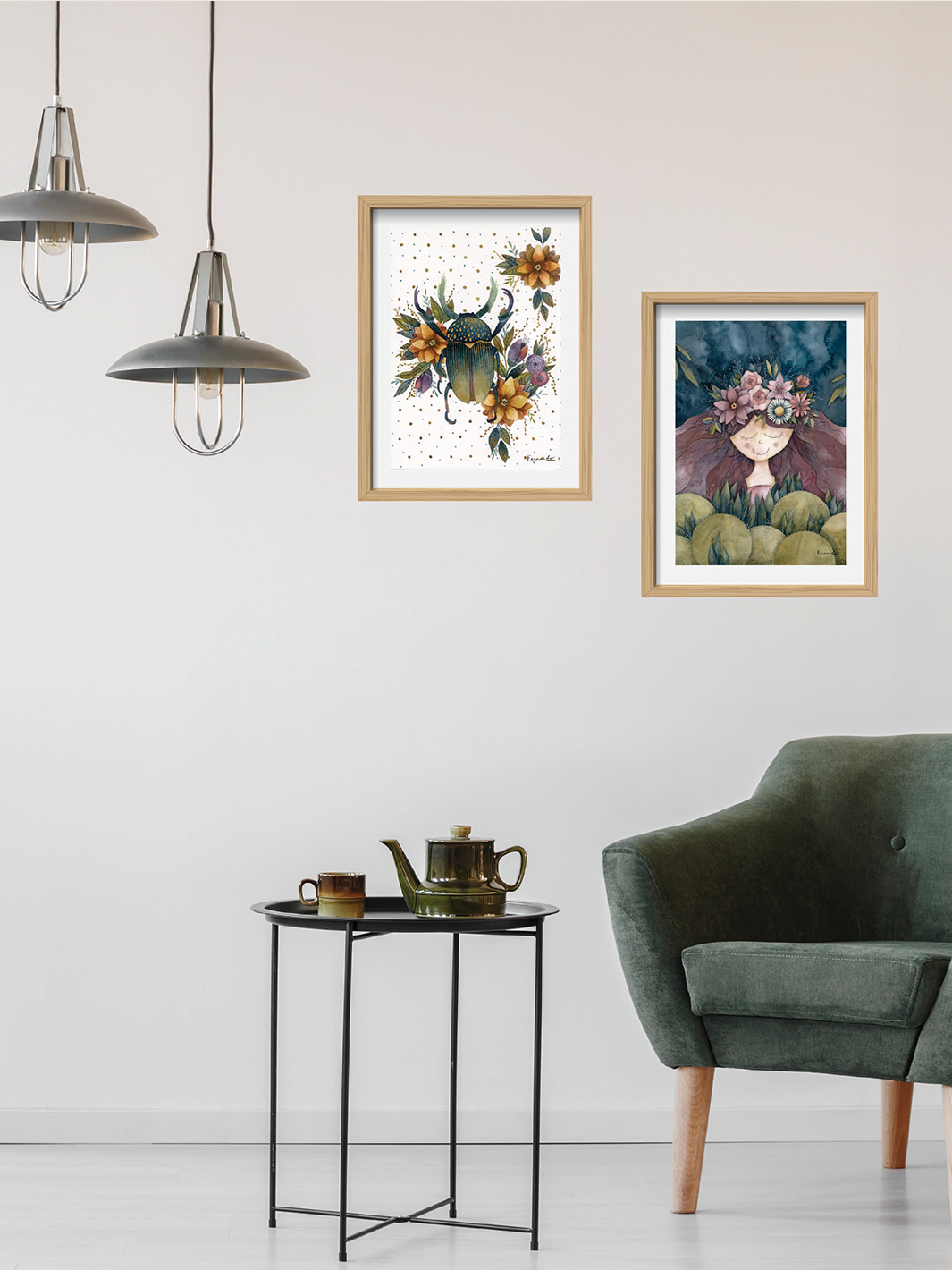 Magnolias – Fernanda Watercolor Art