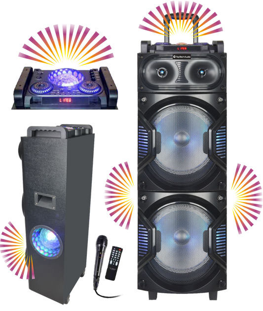 Fully Amplified 4500 Watts Peak Power 15” 2- Way Speaker – Top 