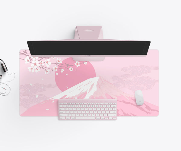 Magical Pink Rose Thin Desk Mat