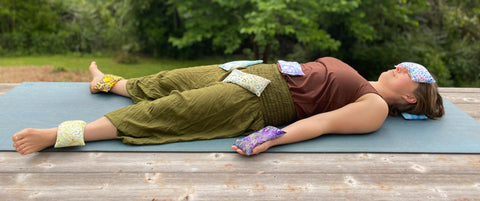 Savasana with Inner Space Yoga Supplies