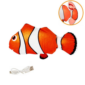 Electric USB Charging Simulation Fish Toys for pets