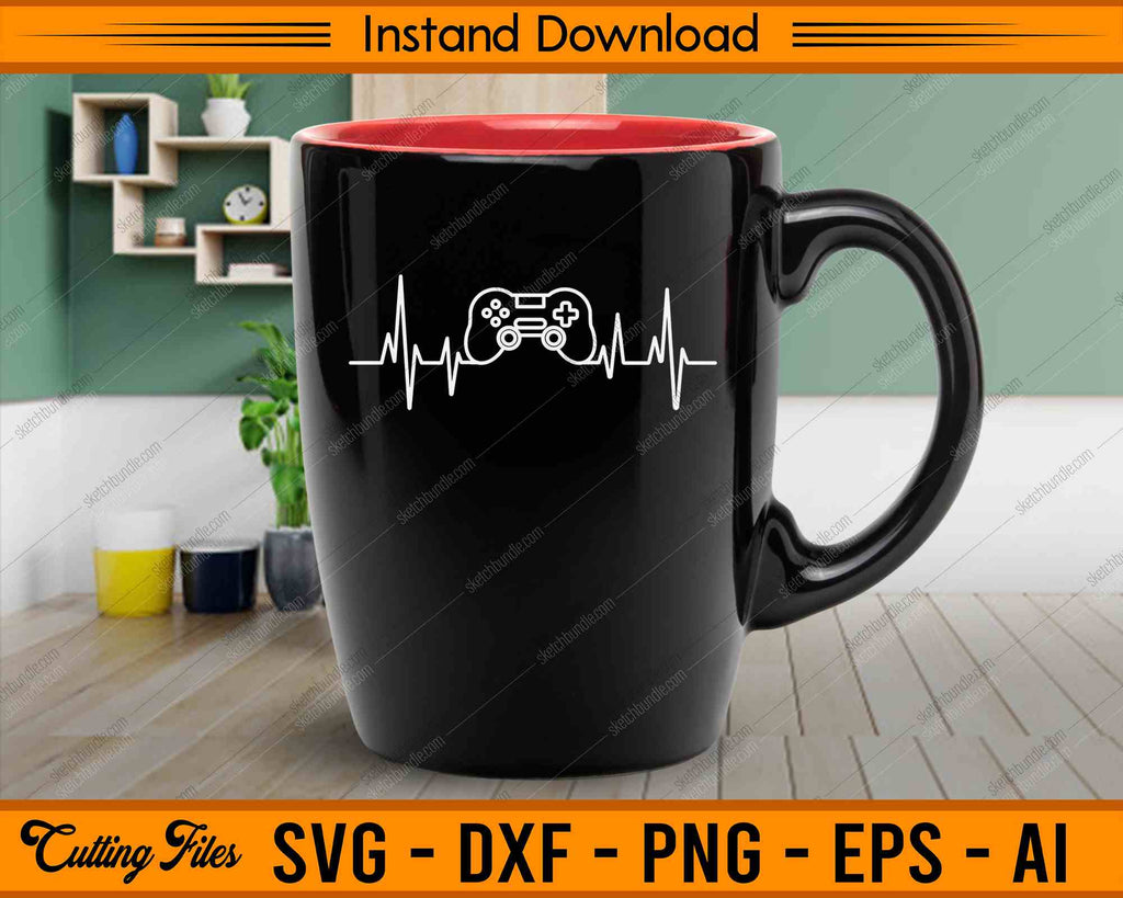 Free Free 313 Coffee Cup Heartbeat Svg SVG PNG EPS DXF File