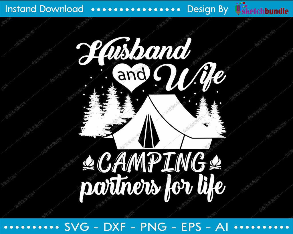 Free Free Camping Partners For Life Svg
