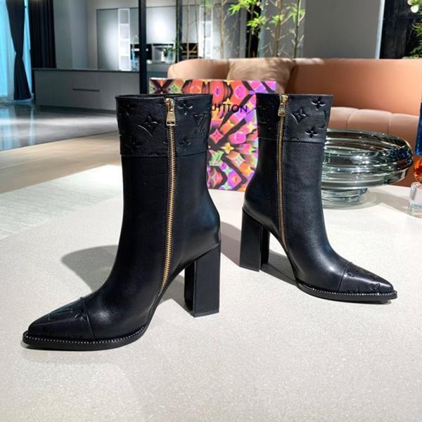 LV Louis vuitton New leather warm fashion women's boots high