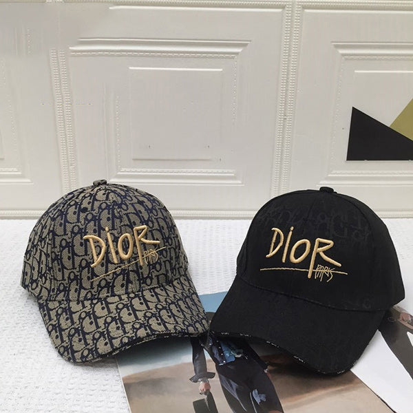 Dior Embroidered Letters Women's Cap Baseball Cap Bucket Hat