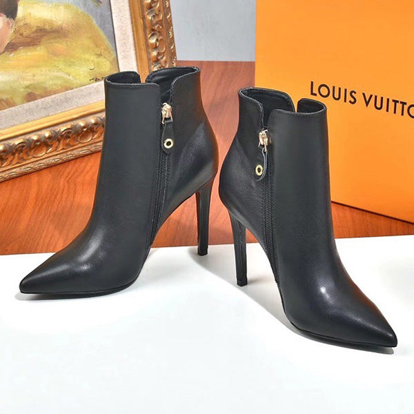 LV Louis vuitton New leather warm fashion women's boots high-end leather boots