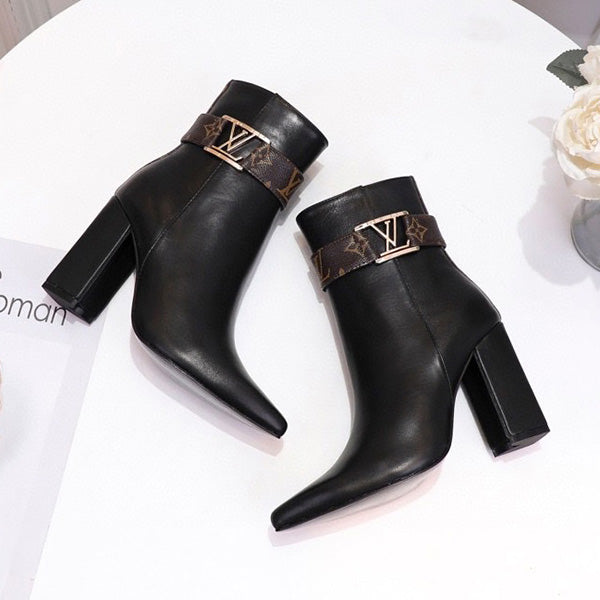 LV Louis vuitton New leather warm fashion women's boots high