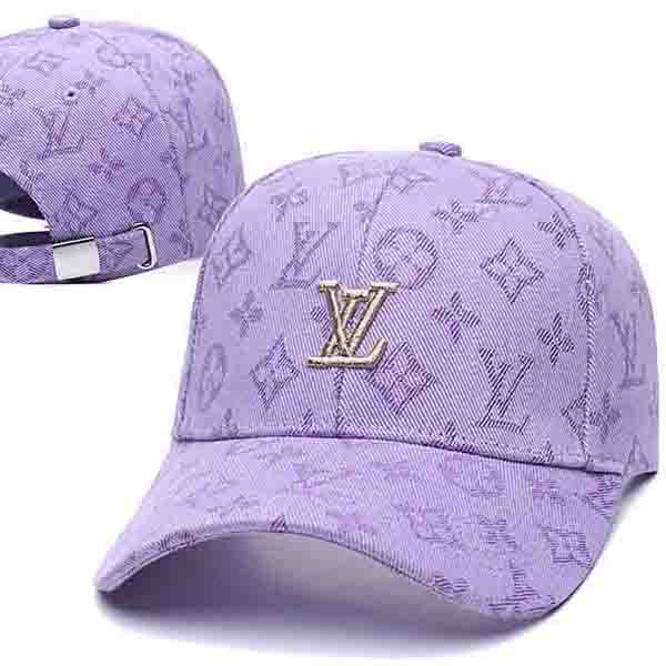 LV Louis Vuitton Fashion women's baseball cap men's casual versatile trendy duck tongue cap 