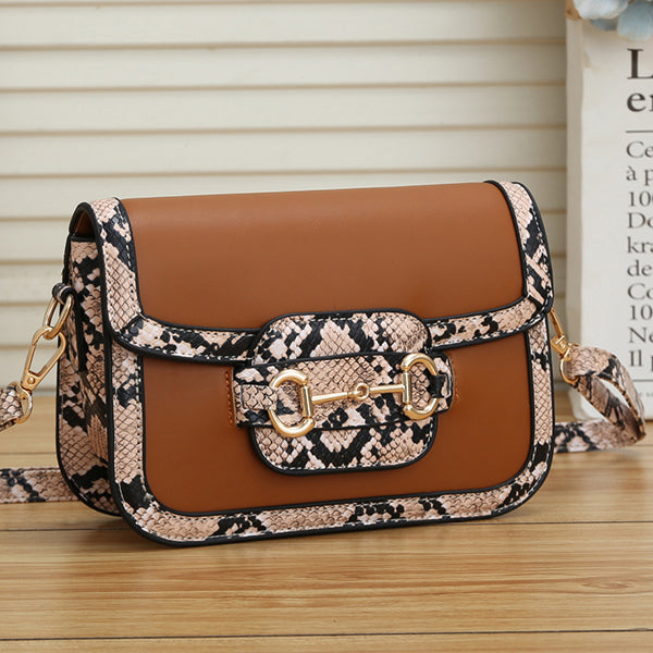 GU letter embossed solid color handbag ladies shoulder bag with silk scarf messenger bag