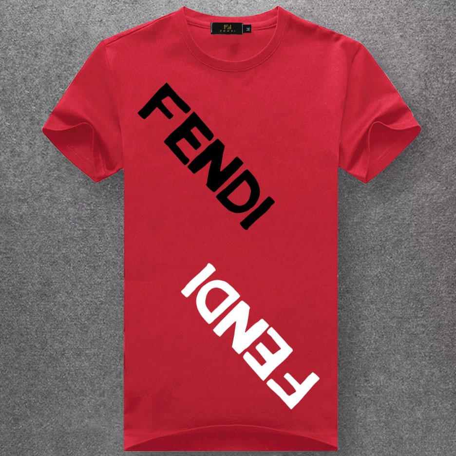 Boys & Men Fendi Fashion Casual Short Sleeve Shirt Top Tee