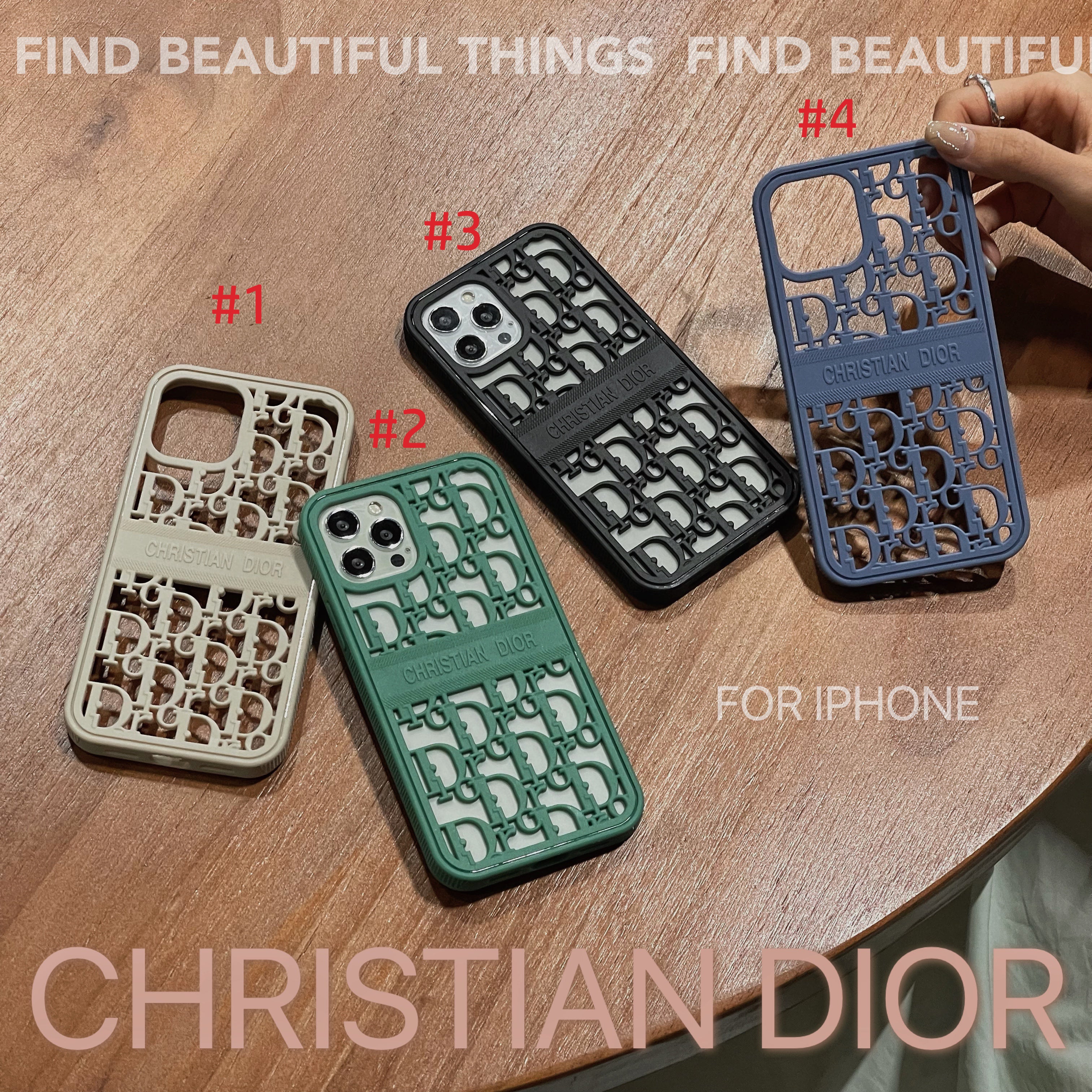 Dior Fashion iPhone Phone Cover Case For iPhone Phone Cover Case For iphone 7 7plus 8 8plus X XR XS 