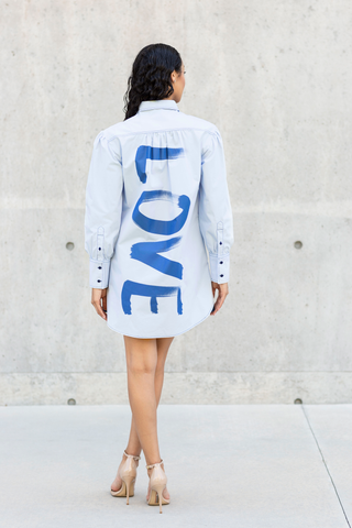 L8 Love Shirt Dress Back 