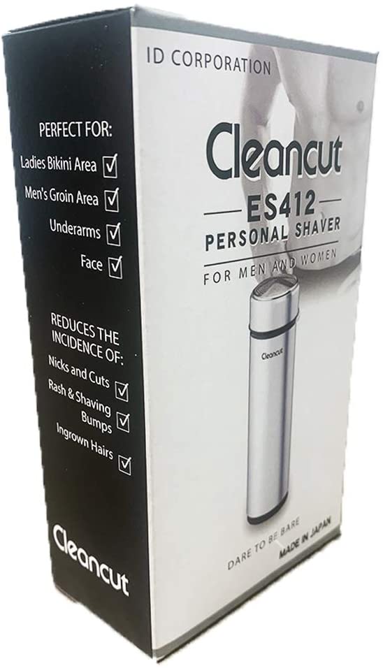 Cleancut Shaver ES412 - Sensitive/Pubic hair shaver – Cleancut-shaver