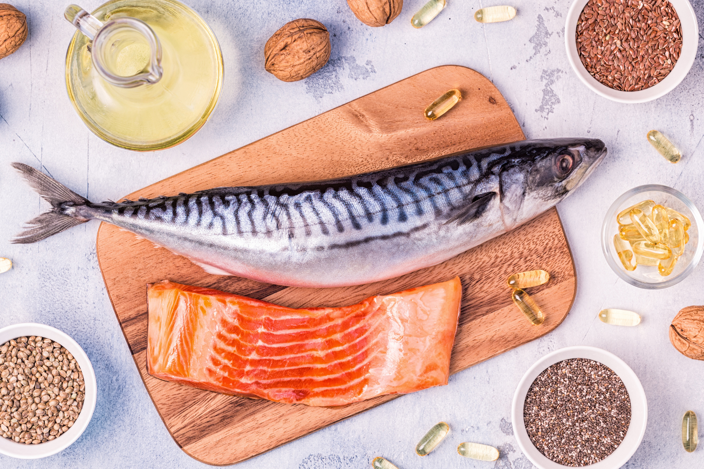 Bilde av fisk og omega-3