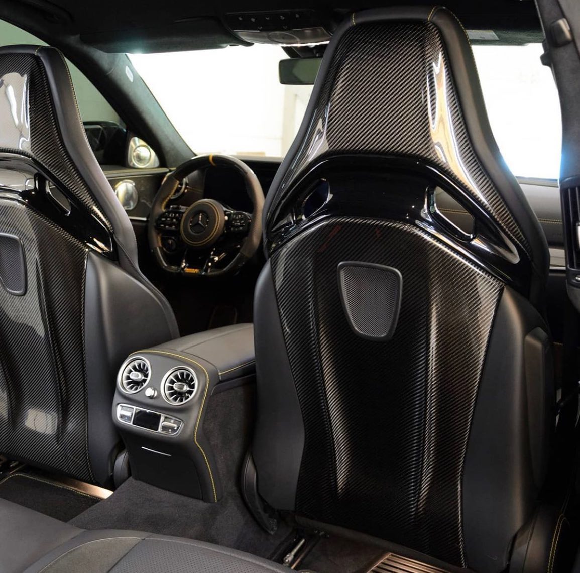 AMG GT63 Carbon Fiber Seat Backs X290