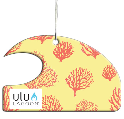 Ulu Lagoon Bikes Mini Wave Air Freshener (Coconut Surf Wax Scent)