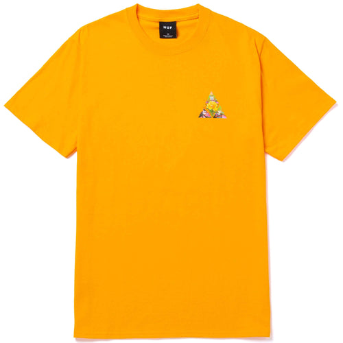 HUF New Dawn Triple Triangle T-Shirt Gold
