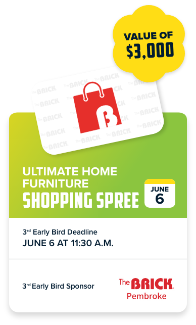 ultimate home shopping spree $3,000