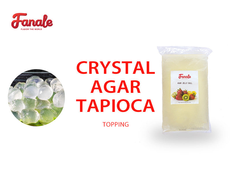 Crystal Tapioca ( Agar Boba ) - Fanale Drinks Bubble Tea Supplier