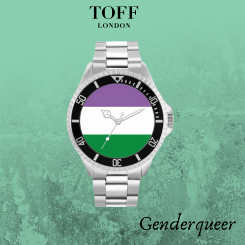 genderqueer pride flag watch