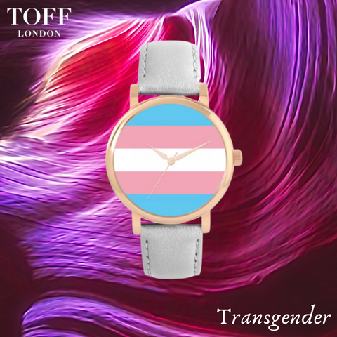 trans flag watch