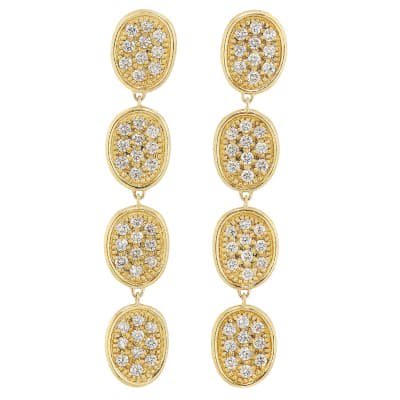 Marco Bicego Lunaria Pave Diamond Linear Drop Earrings_image01