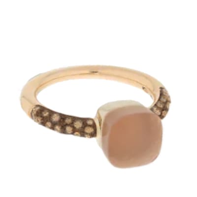 Pomellato Nudo Chocolate Petit Ring Light Brown Moonstone_image01