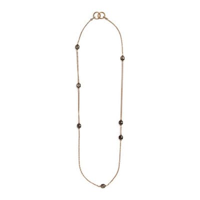 Pomellato Nudo Station Necklace Obsidian_image02