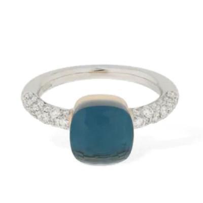 Pomellato_Nudo_Petit_Ring_London_Blue_Topaz_Diamond_image3