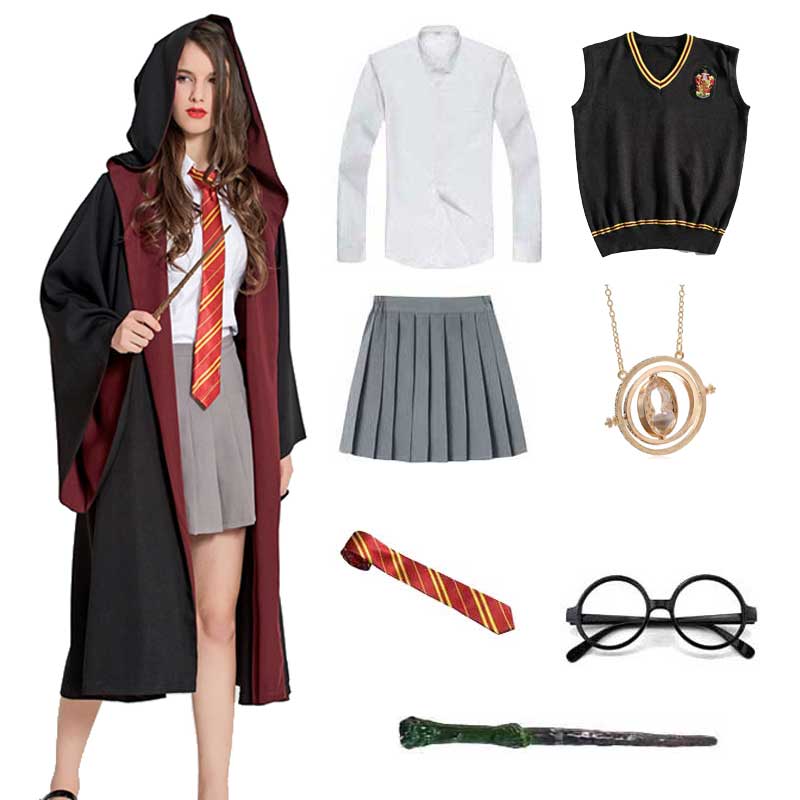 Hermione Granger Costume Slytherin School Uniform Clothes Girls