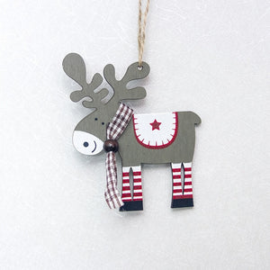 Christmas Tree New Year Gift Deer Ornaments Pendants Hanging Craft Xmas