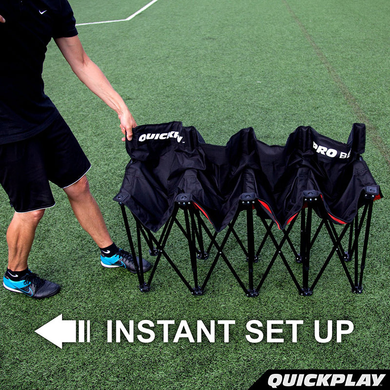 9-Seat PRO Bench | Foldable for Sports Subs & Spectators
