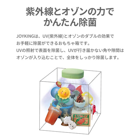 【除菌ができるおもちゃ箱】JOYKING