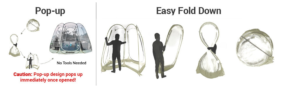 Alvantor® Pop Up Bubble Tent UK