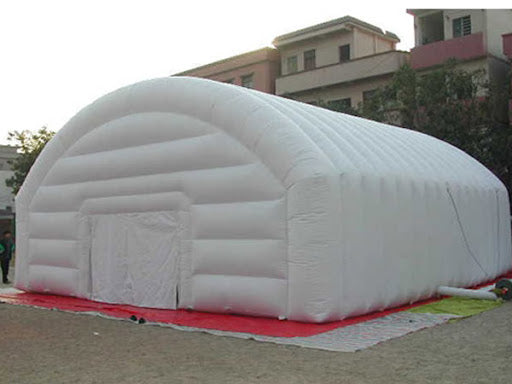 Inflatable tents